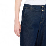 Jeans donna cropped ballon