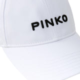Cappellino donna con visiera e logo ricamato