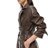 Trench Donna effetto vintage con cintura