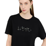 T-shirt donna con logo