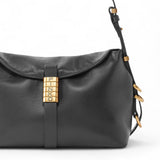 Borsa donna a spalla piccola Saddle Bag Horizontal in pelle