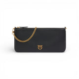 Horizontal Flat Bag in pelle