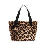 Borsa donna hobo grande in pelliccia sintetica