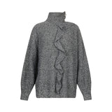 Maglia donna con maxi volant