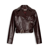 Giacca donna biker glossy