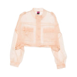 Caban donna  cropped in seta