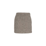 Minigonna donna in pied de poule