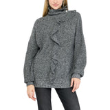 Maglia donna con maxi volant