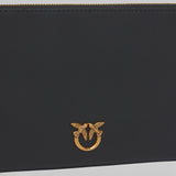 Horizontal Flat Bag in pelle