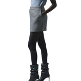 Minigonna donna in pied de poule