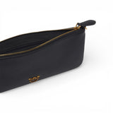Horizontal Flat Bag in pelle