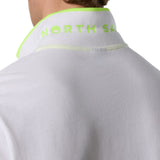 Polo uomo con dettagli fluo