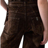 Pantaloni donna balloon in velluto