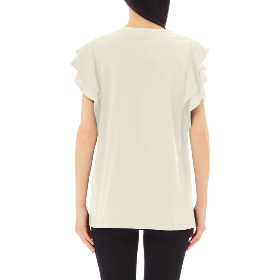 T-shirt donna con rouches
