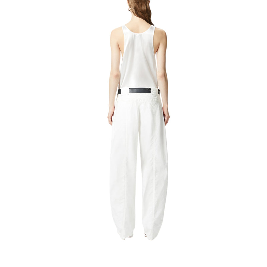 Canotta donna in satin di seta stretch