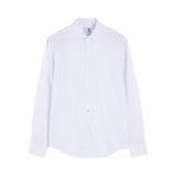 Camicia uomo in popeline con collo alla francese