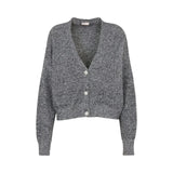Cardigan donna con bottoni gioiello