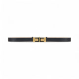 Cintura donna in pelle con fibbia logo