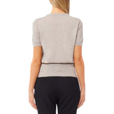 Maglia donna con spilla piercing