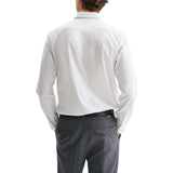 Camicia uomo in popeline con collo alla francese