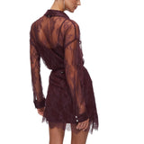 Camicia donna in pizzo chantilly