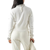 Maglia donna in misto lana con collo gioiello