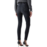 Jeans donna skinny con applicazioni