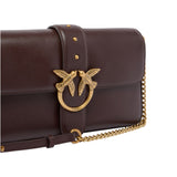 Borsa donna a mano media Love Bag One Slouchy in pelle con doppia tracolla