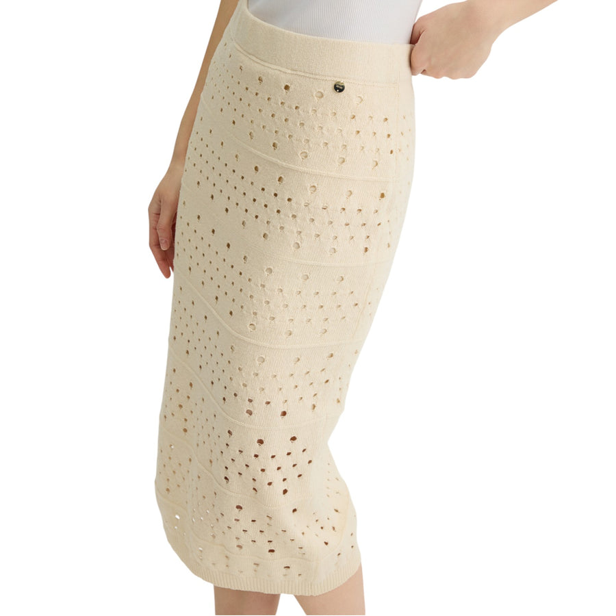 Gonna donna longuette in maglia