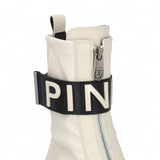 Stivali donna platform con logo lettering PINKO