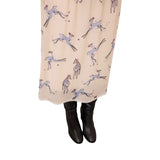 Gonna donna midi con stampa