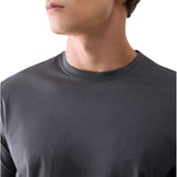 T-shirt uomo con logo ricamato
