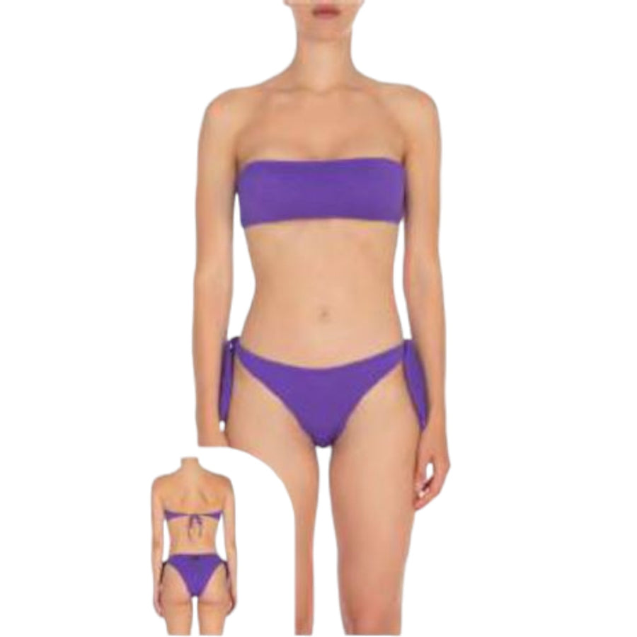 Bikini fascia con slip regolabile donna
