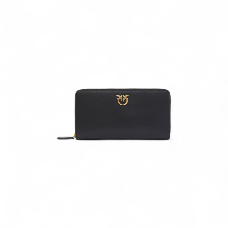 Portafoglio zip-around in pelle