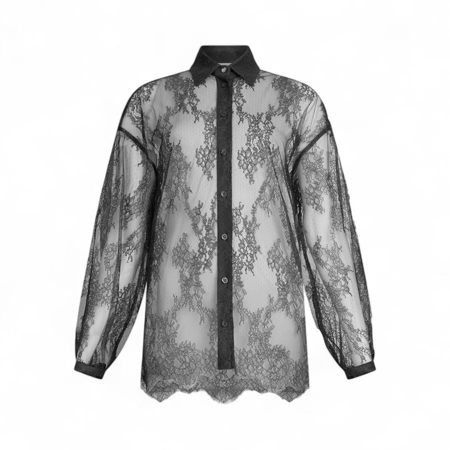Camicia donna in pizzo