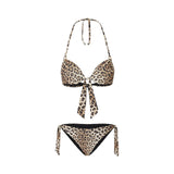 Bikini donna animalier slip e push-up