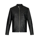 Giacca uomo biker in pelle