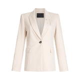 Blazer donna con spilla gioiello