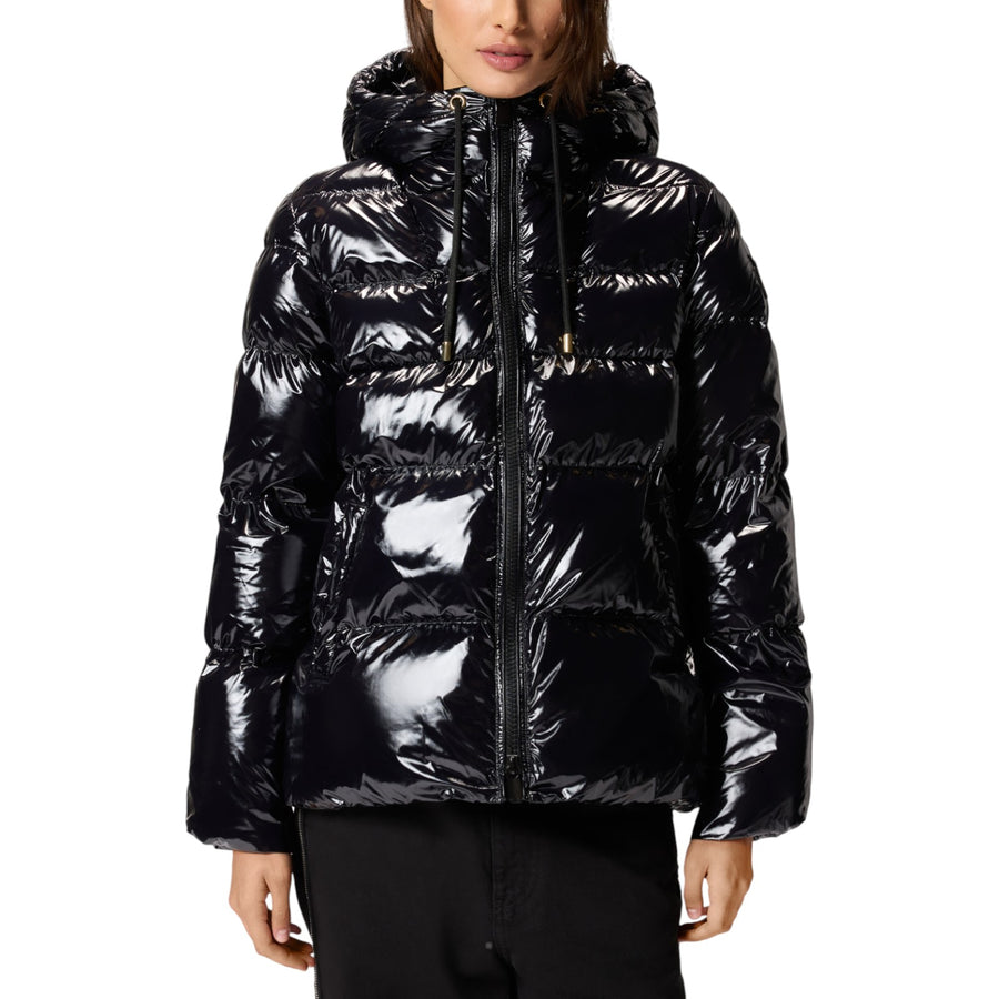 Piumino donna in crystal nylon con cappuccio