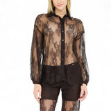 Camicia donna in pizzo