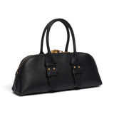 Borsa donna a mano piccola Escape Bag Horizontal in pelle fiore