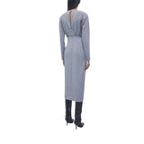 Abito donna midi a portafoglio