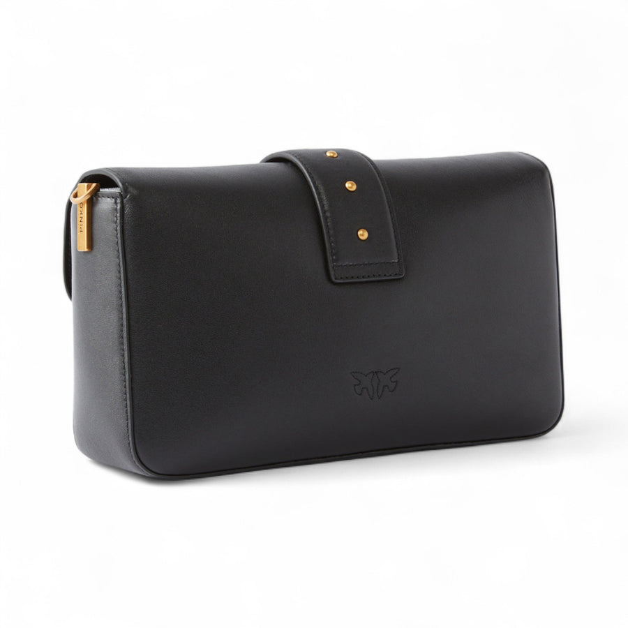 Borsa donna a mano media Love Bag One Slouchy in pelle con doppia tracolla