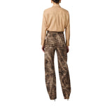 Camicia donna in cotone con cravatta