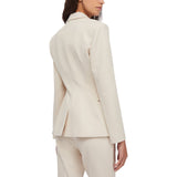 Blazer donna con spilla gioiello