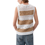 Top donna in maglia crochet