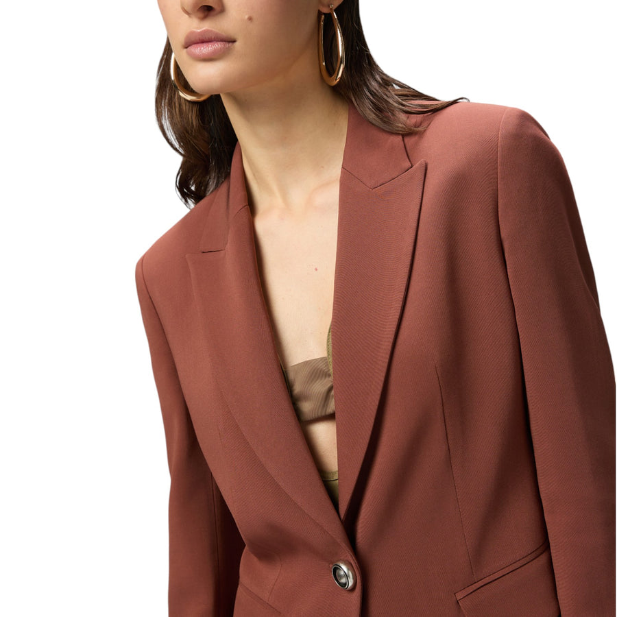 Blazer donna in cady monopetto