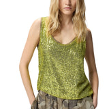 Canotta donnafull paillettes