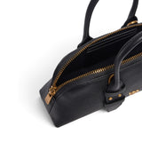 Borsa donna a mano piccola Escape Bag Horizontal in pelle fiore