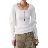 Maglia donna con maniche balloon